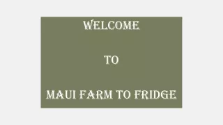 welcome