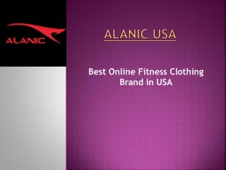 Alanic USA - Online Sports Bra Retailer in USA