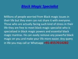 Best Black Magic Spell Caster  91-8557014282