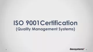 PPT - ISO 9001 Quality Certification PowerPoint Presentation, Free ...