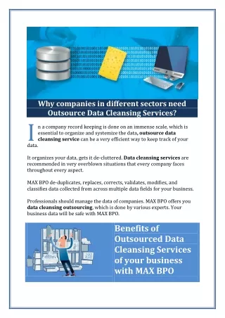why companies in different sectors need outsource