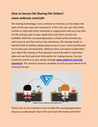how to secure file sharing file online