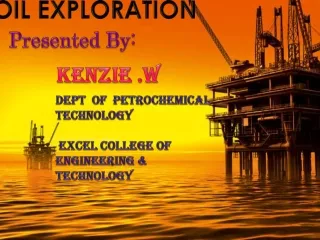 Oil exploration (Basics)