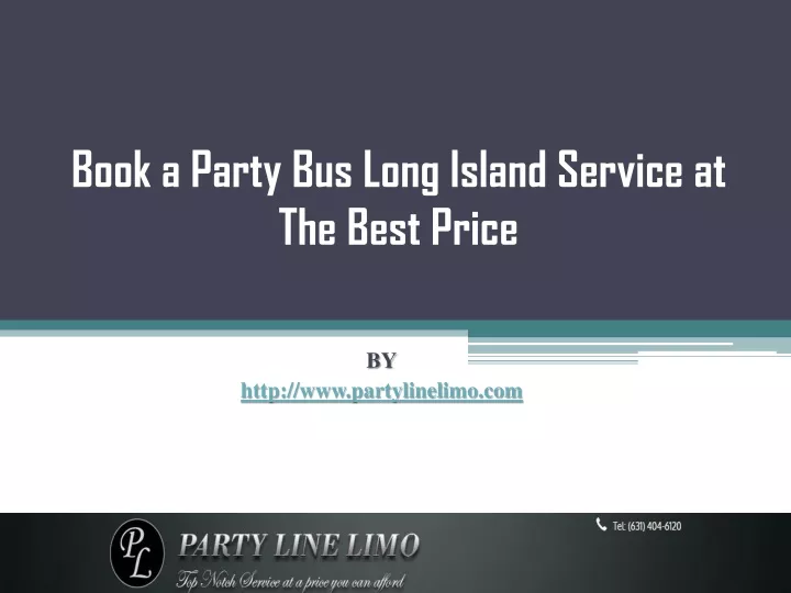 book a party bus long island service at the best price