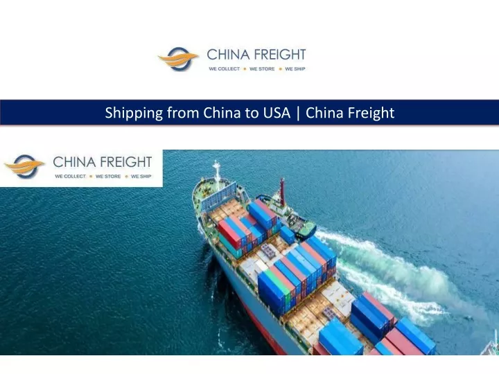 shipping from china to usa china freight