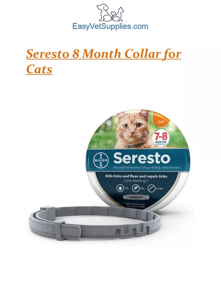 seresto 8 month collar for cats