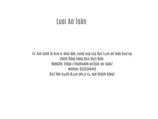 luoi an toan bao ve