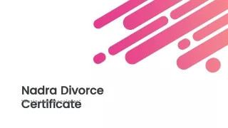 Get Nadra Divorce Certificate in Pakistan With Legal Procedure