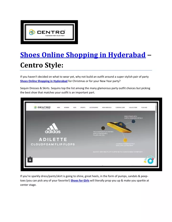 shoes online shopping in hyderabad centro style