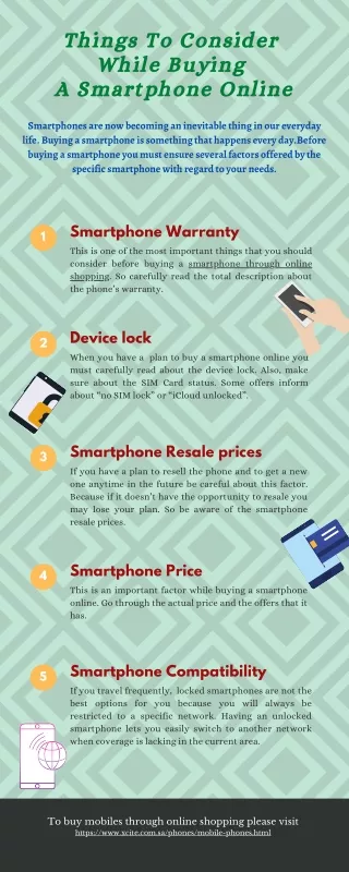 things to consider while buying a smartphone