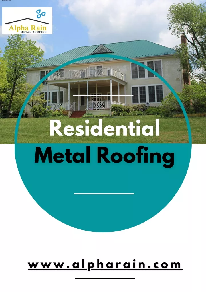 residential residential metal roofing metal