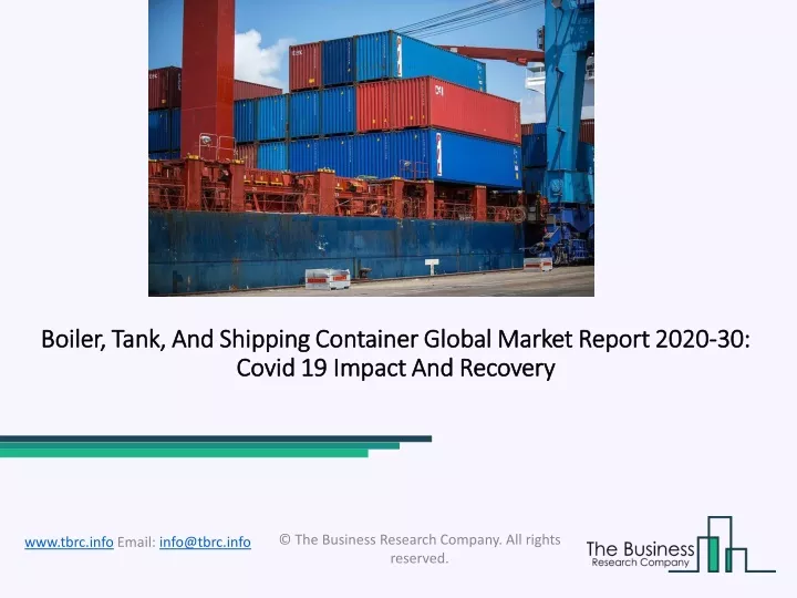 boiler tank and shipping container global market