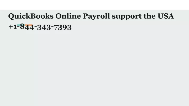 quickbooks online payroll support