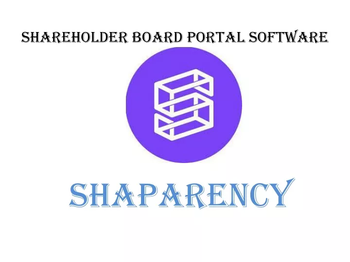 shareholder board portal software