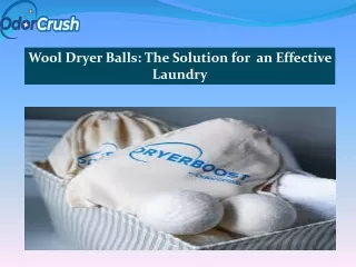 wool dryer balls the solution for an effective