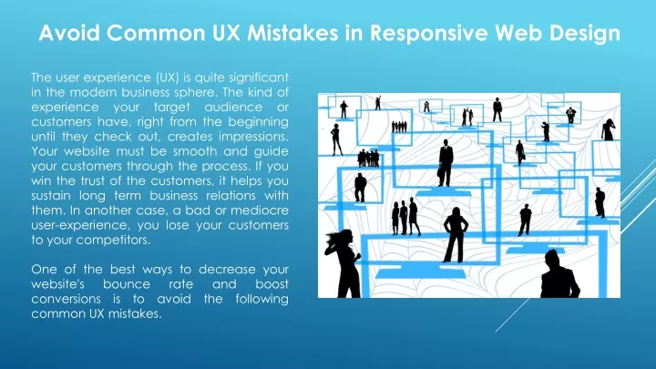 avoid common ux mistakes in responsive web design