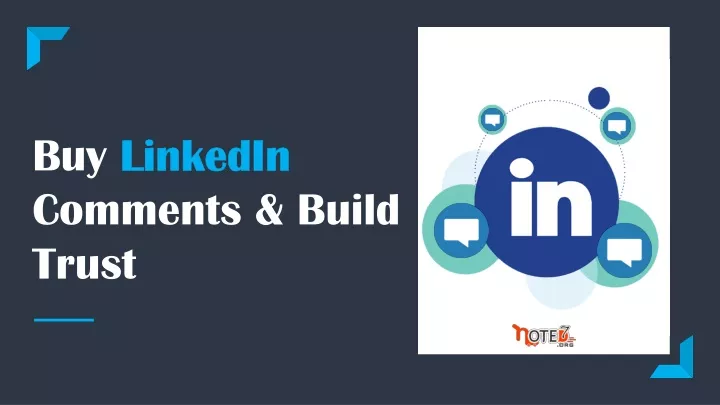 buy linkedin comments build trust