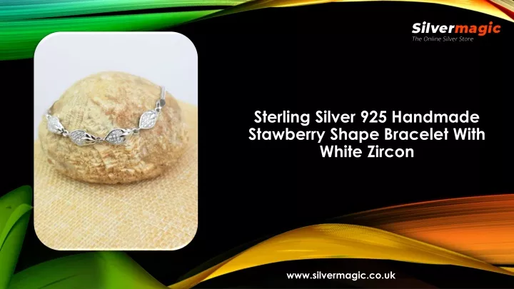 sterling silver 925 handmade stawberry shape
