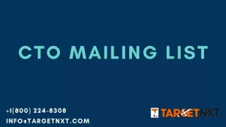CTO Mailing List