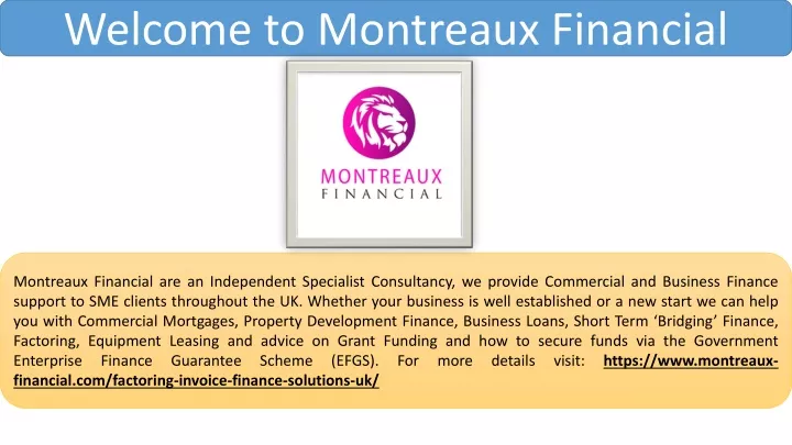 welcome to montreaux financial