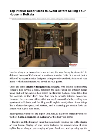 top interior decor ideas to avoid before selling