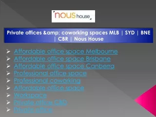 private offices amp coworking spaces