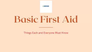basic first aid
