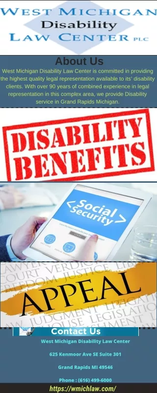 Disability Benefits in Michigan| West Michigan Disability Law Center