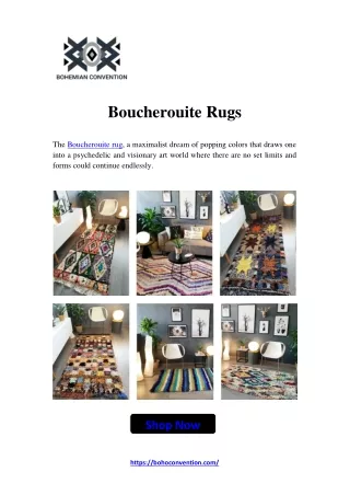 Buy Moroccan Boucherouite Rugs | Handmade Boucherouite Rugs & Bohemian Convention