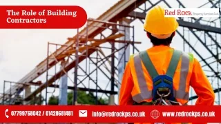The Role of Building Contractors