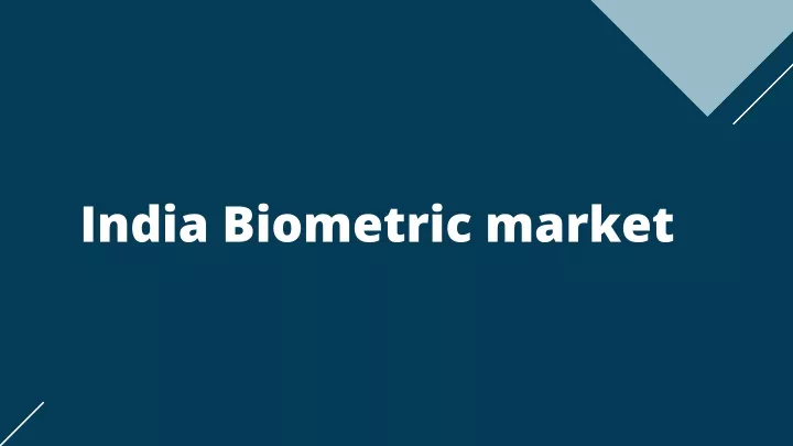 india biometric market