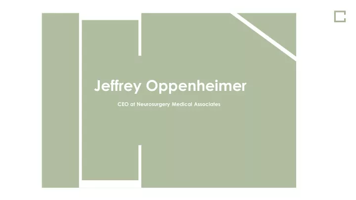 jeffrey oppenheimer