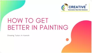 How To Get Better In Painting | Drawing Tutors In Howrah