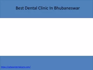 Best Dentist In Bhubaneswar