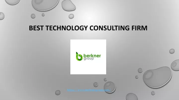 best technology consulting firm