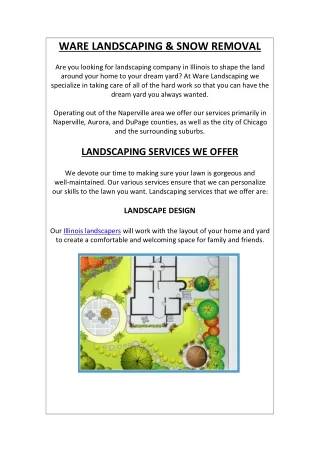 ware landscaping snow removal