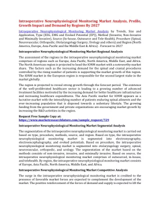 intraoperative neurophysiological monitoring