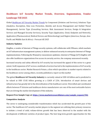 healthcare iot security market trends overview