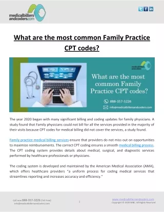 what are the most common family practice cpt codes