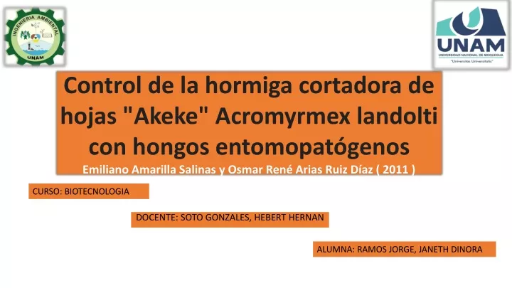 control de la hormiga cortadora de hojas akeke