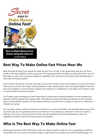 Free Making Money Online Tips With Little-to-no Budget