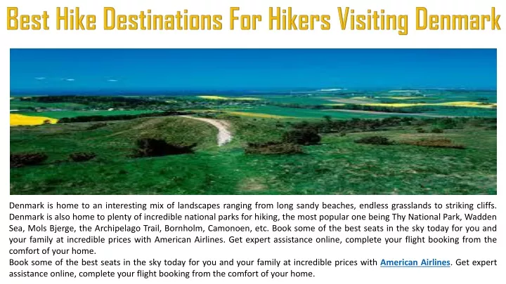 best hike destinations for hikers visiting denmark