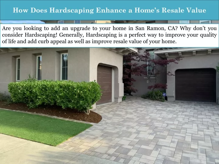 how does hardscaping enhance a home s resale value