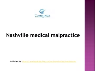 Nashville medical malpractice