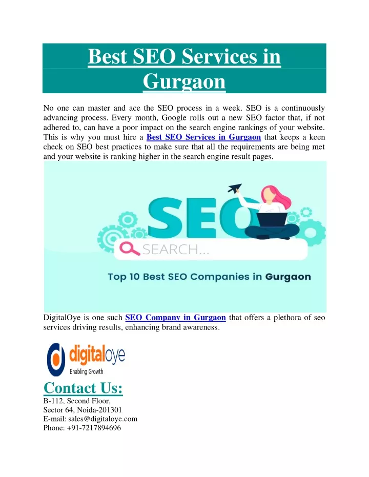best seo services in gurgaon
