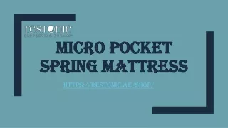 micro pocket spring mattress