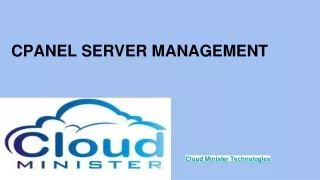 cpanel server management
