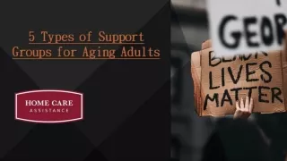 5 Types of Support Groups for Aging Adults