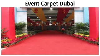 event carpet dubai