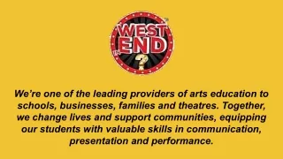 we re one of the leading providers of arts